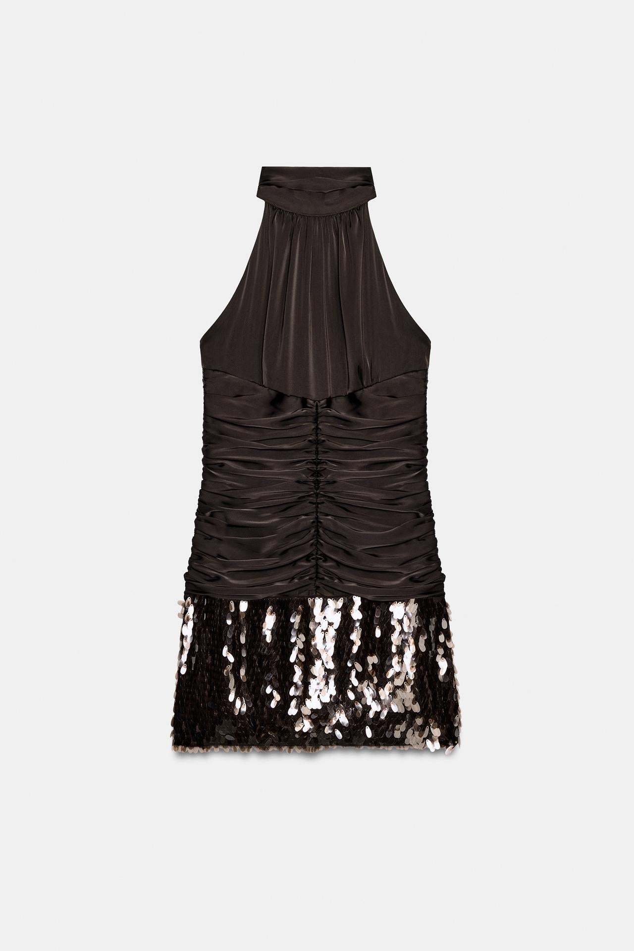 ZARA SEQUIN COMBINATION SHORT DRESS